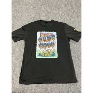 Los Angeles Dodgers Lakers Showtime Reunion 2024 Black T-Shirt Men's‎ MEDIUM